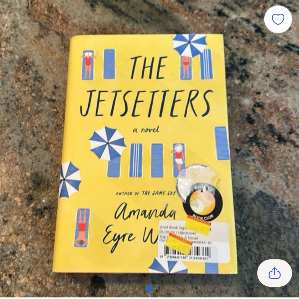 The Jetsetters Novel with Yellow Cover